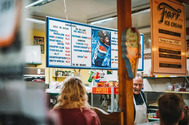 Before Starbucks Conquered America, Your Corner Drugstore Had the Best Hangout Spot in Town